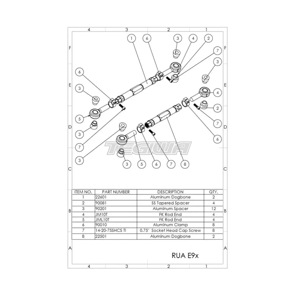 SPL Rear Upper Arm Links BMW E9X/E8X