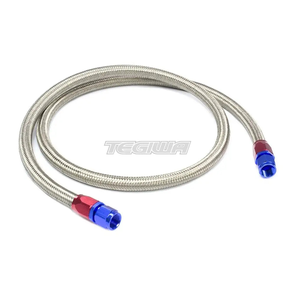 AN 6 Stainless Steel Braided Fuel Line Hose 1M