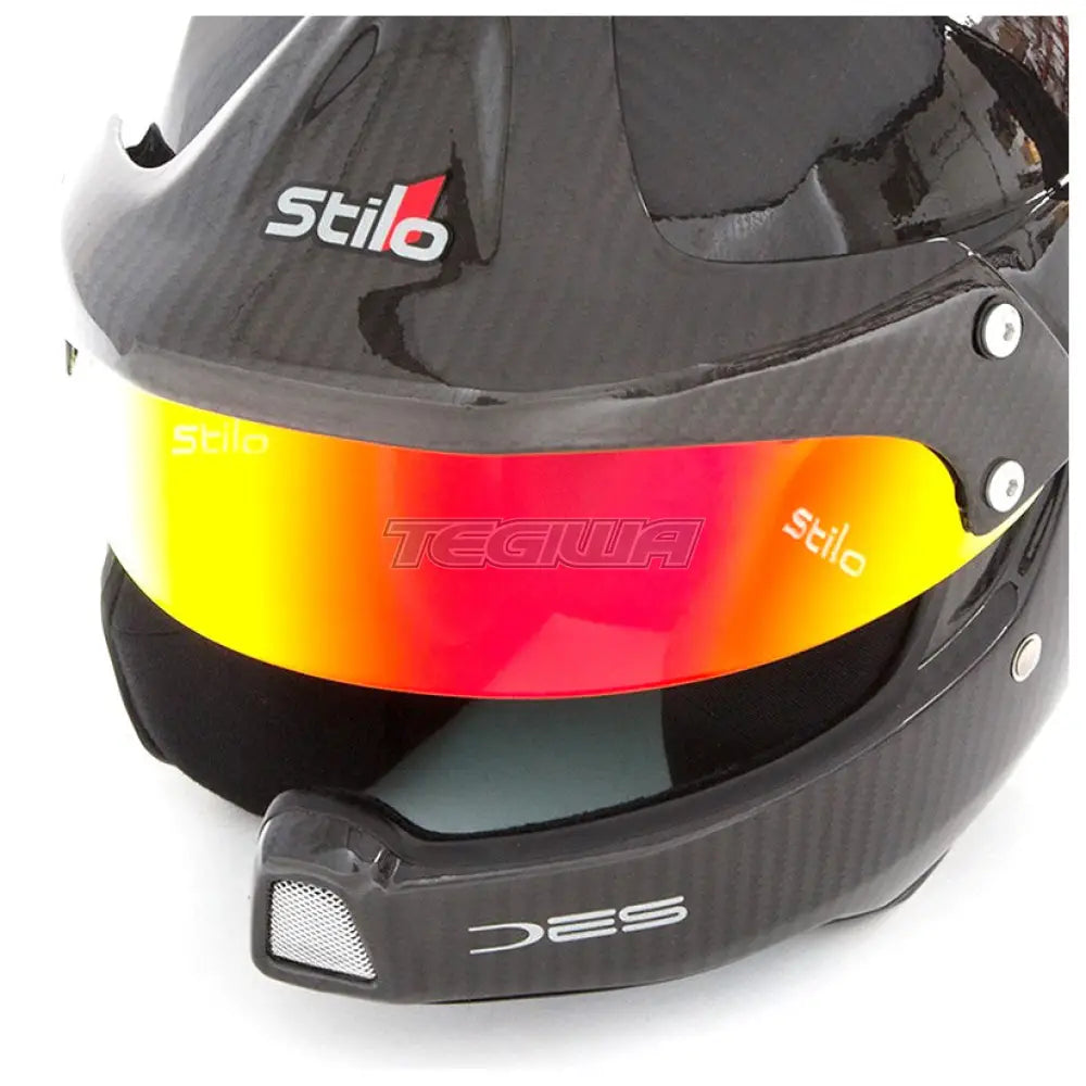 Stilo Short Visor For Wrc Des Trophy St4F And St4W Helmets Red Iridium