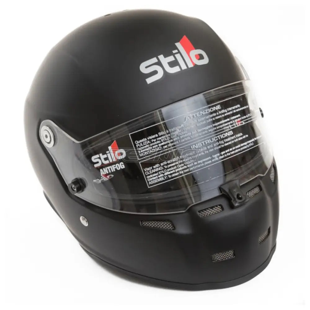 Stilo St5 Cmr Karting/Track Day Helmet Large - 59Cm White Blue Interior Helmets