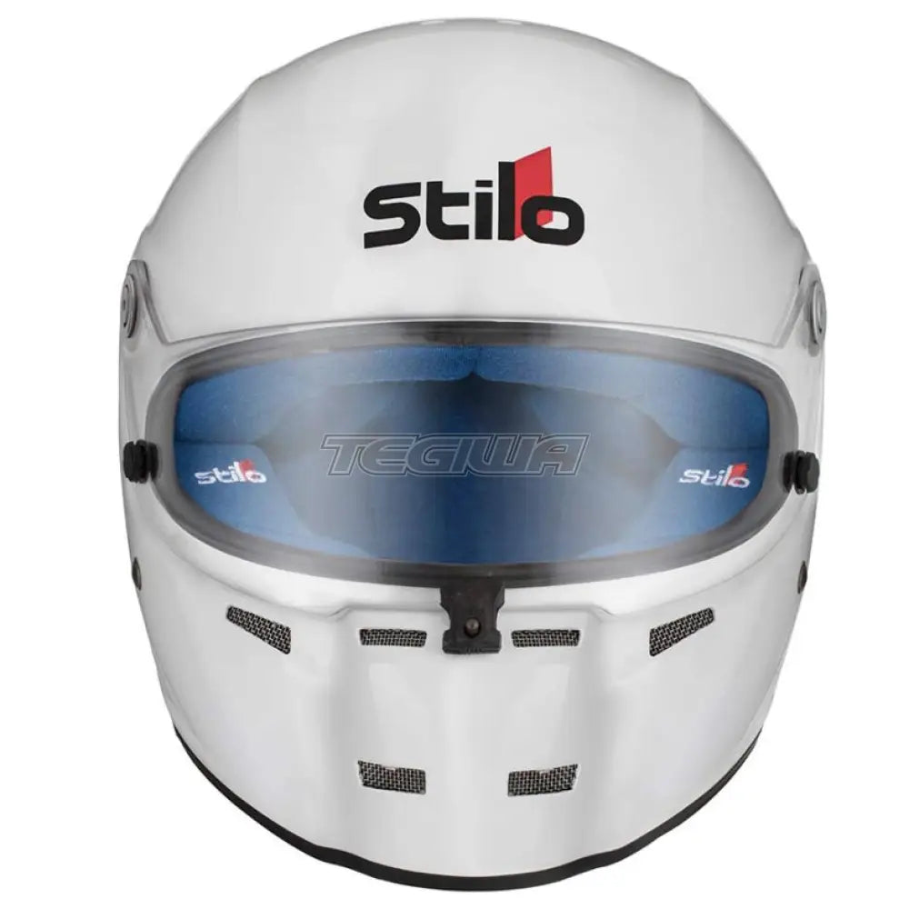 Stilo St5 Cmr Karting/Track Day Helmet Large - 59Cm White Blue Interior Helmets