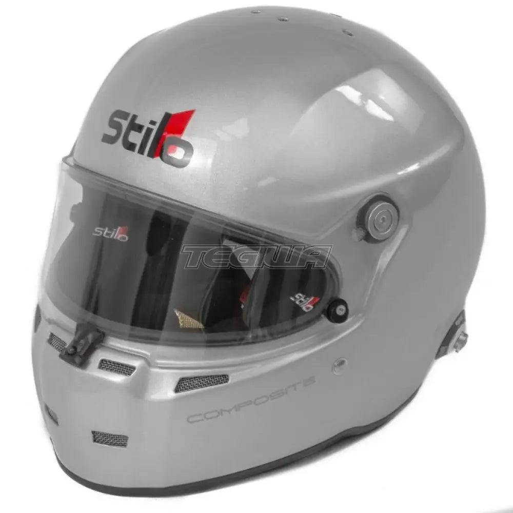 Stilo St5 Fn Composite Helmet - Snell/Fia Approved Silver / Xs 54Cm Helmets