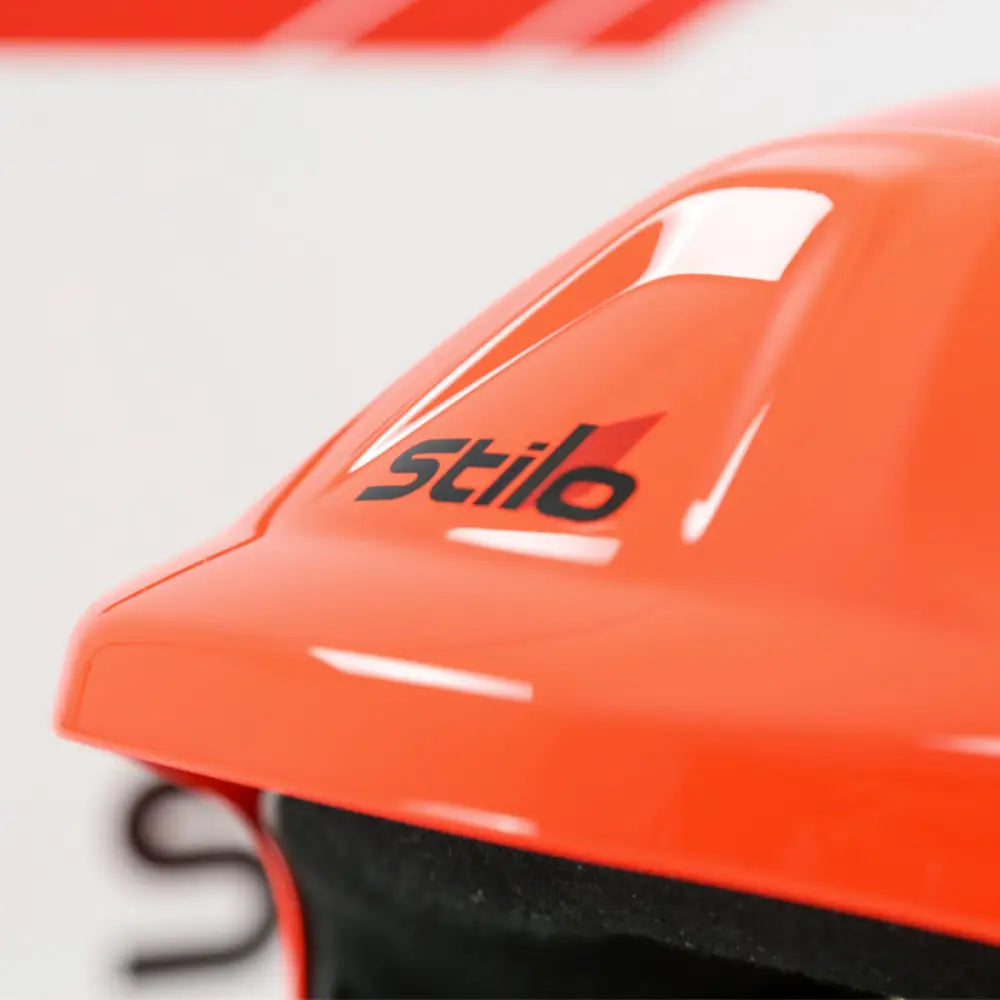 Stilo Wrc Orange Composite Helmet - Snell/Fia Approved With Hans Helmets