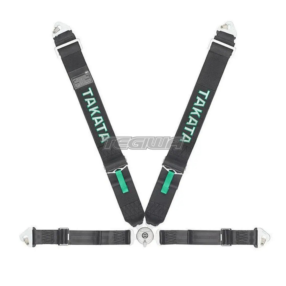 Takata Race 4 Harness Snap-On Black FIA Approved