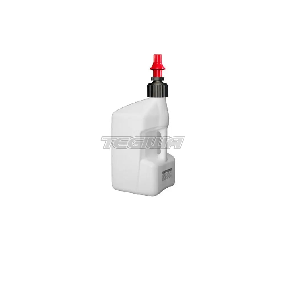 Tegiwa 20 Litre Tuff Jug White/Red Dry Break Cap Tools