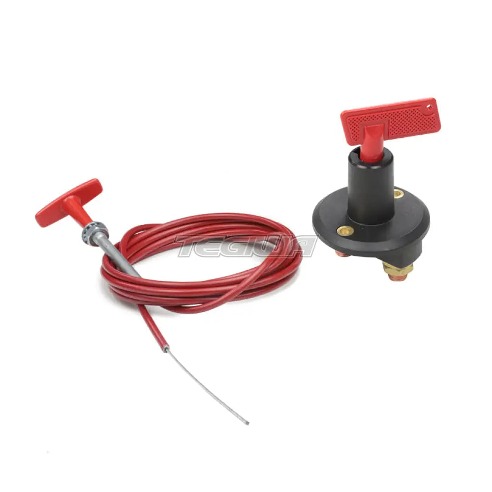 Tegiwa Battery Master Cut-Out Switch Isolator Kill Switch & 10ft Pull Cord - 2 Pole