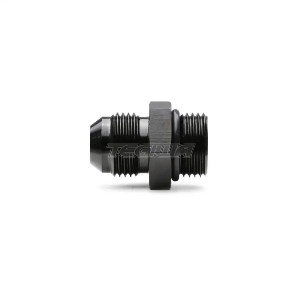 Tegiwa Black AN -8 (AN8 AN 08) To ORB-8 (3/4" UNF) O-Ring Boss Adapter Black