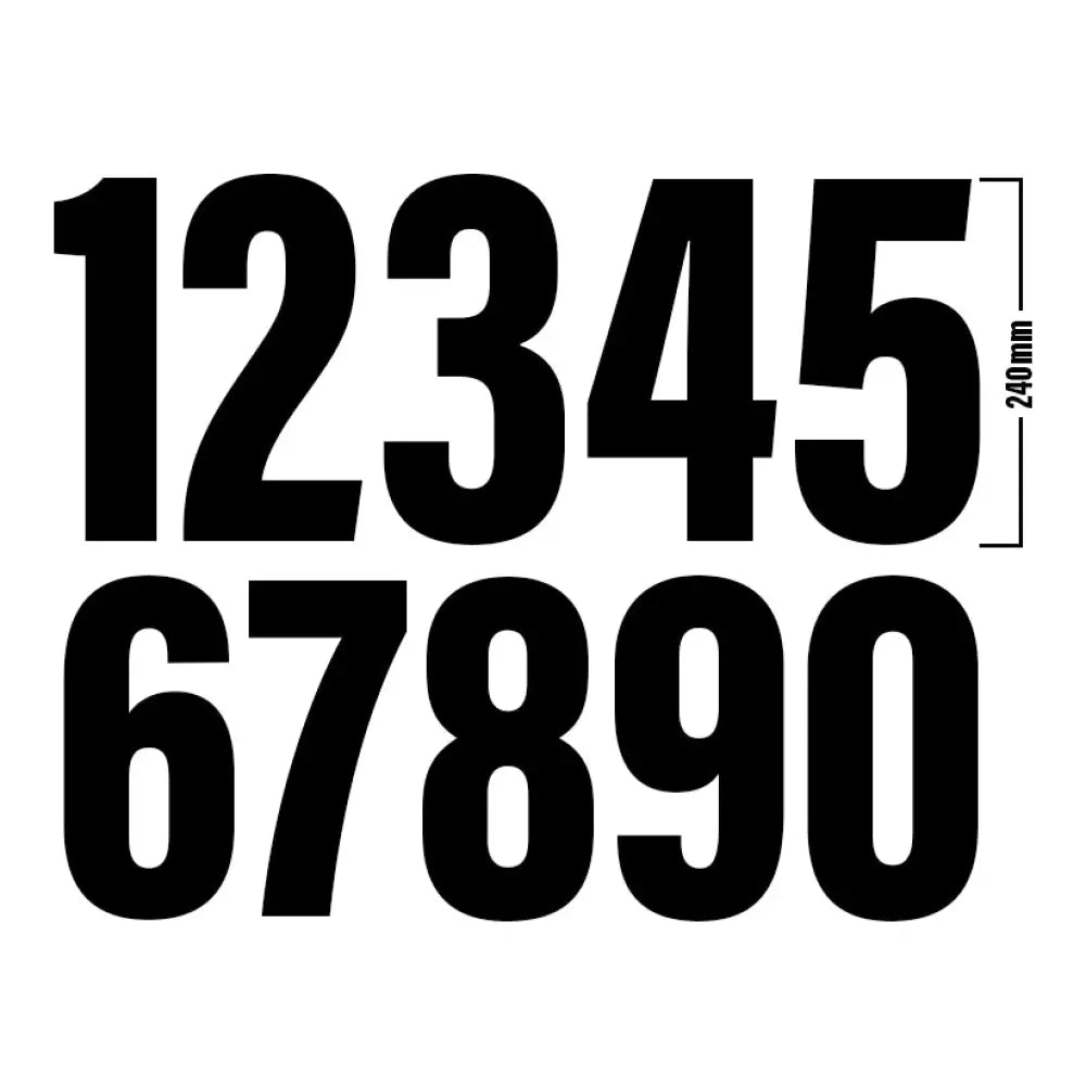 Tegiwa Door Number Board Decals & Stickers