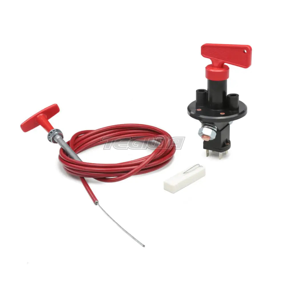 Tegiwa FIA/MSA Battery Master Cut-Out Switch Isolator Kill Switch & 10ft Pull Cord - 6 Pole