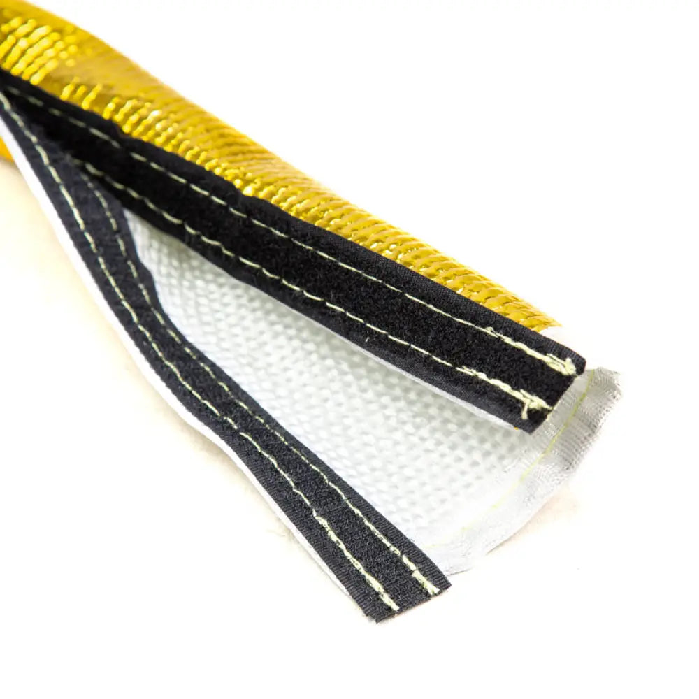 Tegiwa Gold Reflective Heat Shield Velcro Sleeve 1 Metre