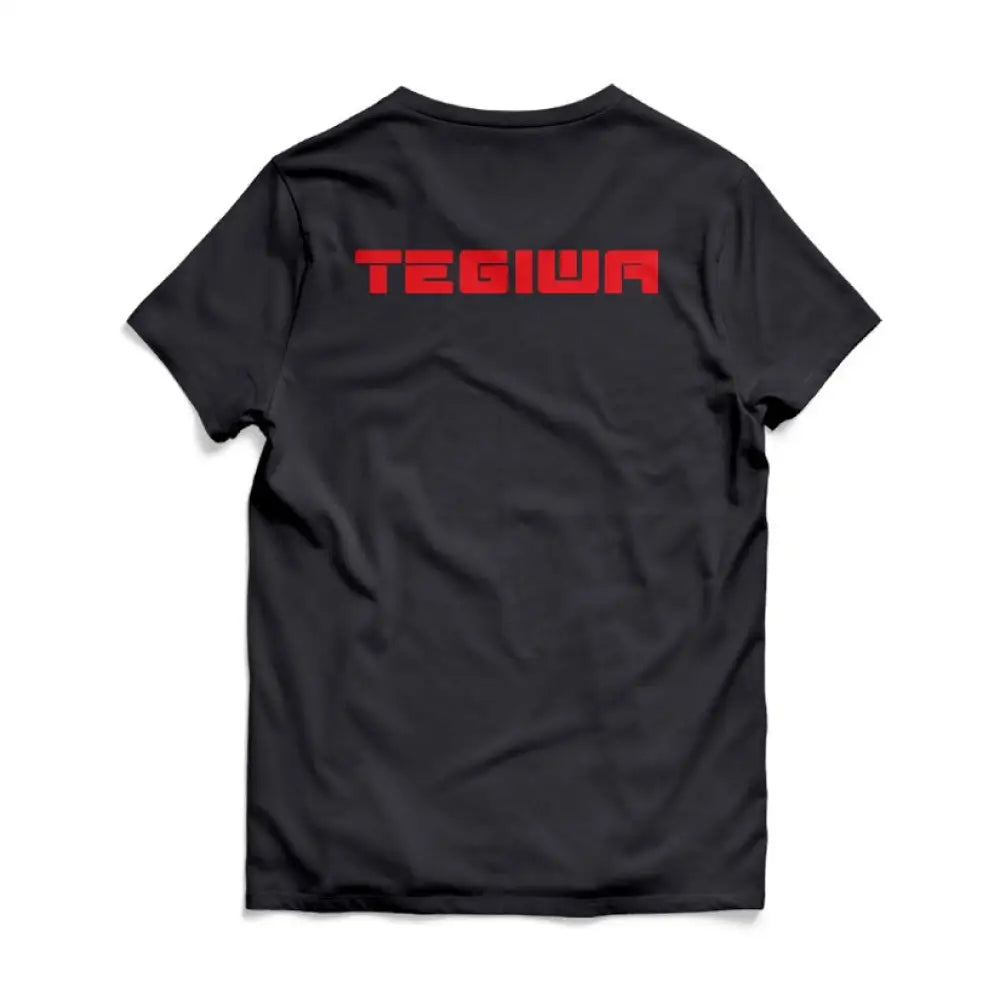 Tegiwa Retro Logo T-Shirt BLACK