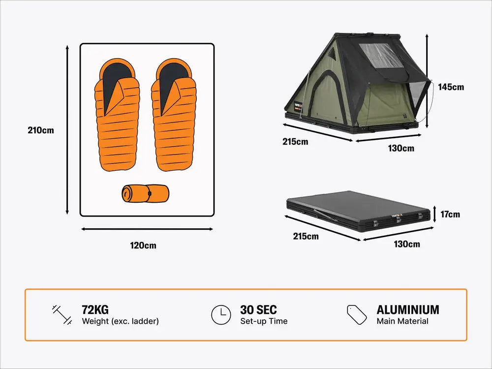 Tentbox Cargo 2.0 Roof Tent