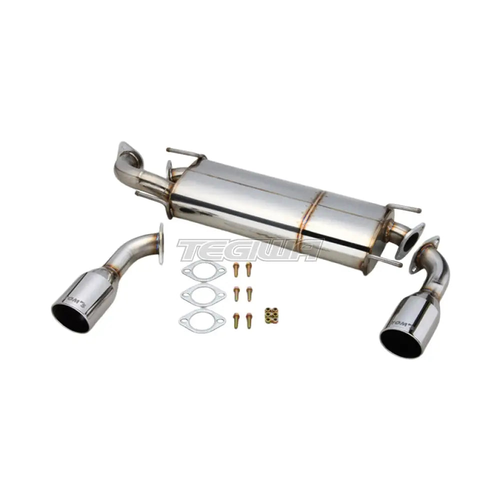 TOM'S Exhaust System - 2 Stainless Tips - Facelift Toyota GT86