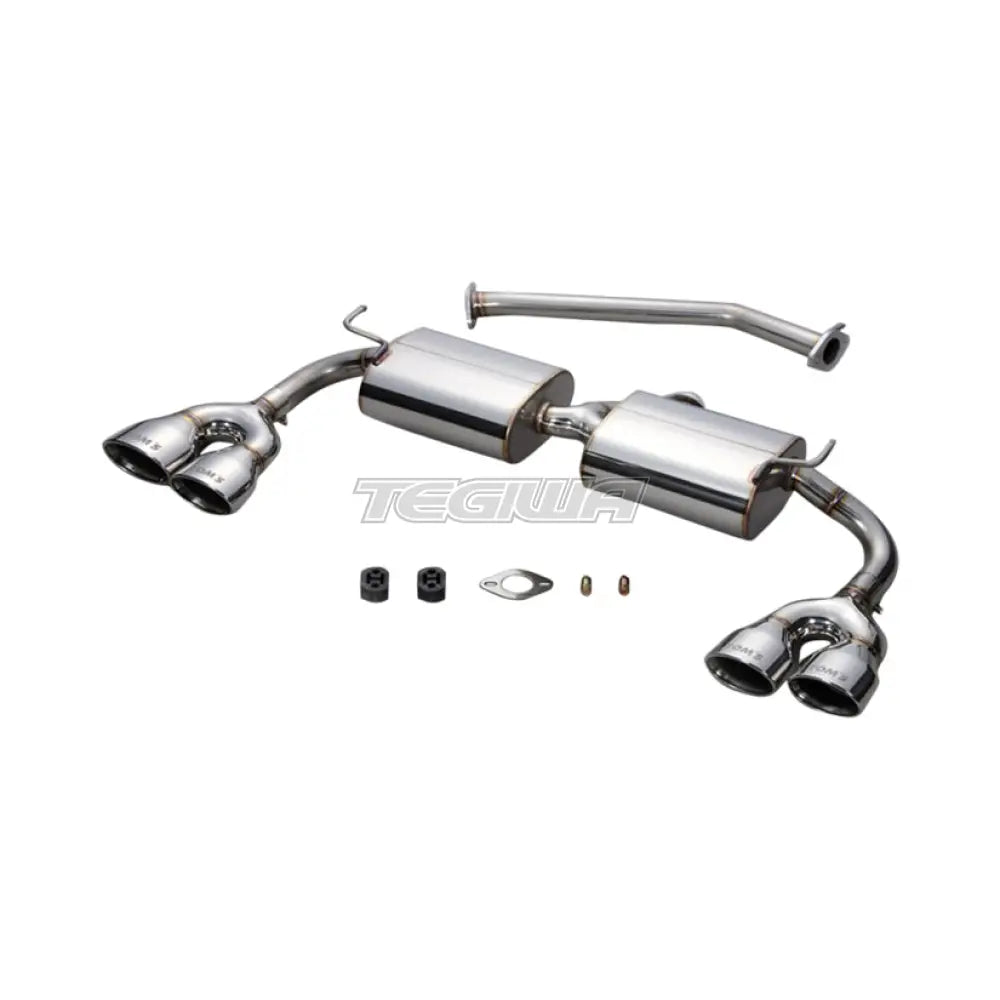 Tom’s Exhaust System Fits Tom’s Rear Bumper Garnish Toyota Rav4 Stainless Tips - Petrol Systems