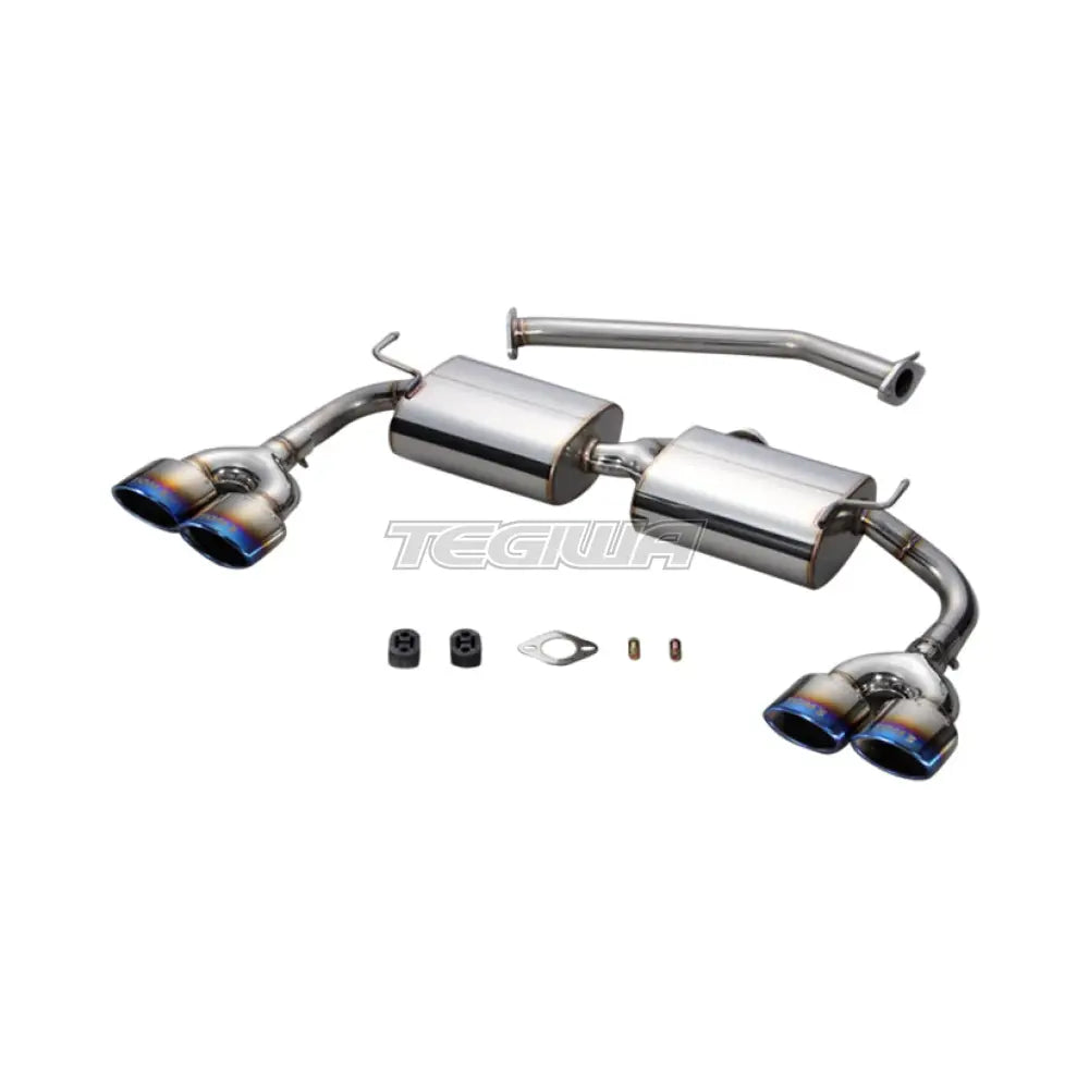 Tom’s Exhaust System Fits Tom’s Rear Bumper Garnish Toyota Rav4 Titanium Tips - Petrol Systems