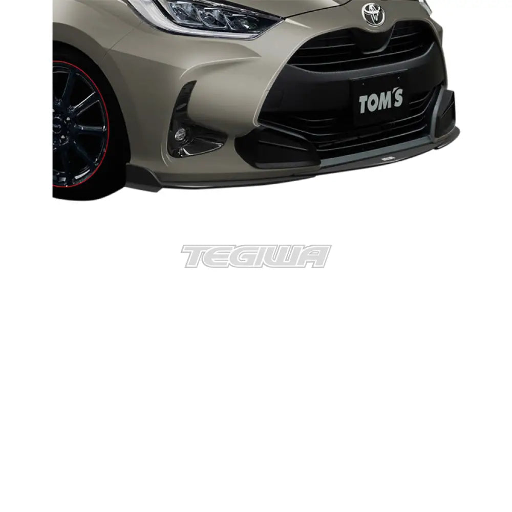 TOM'S Front Diffuser - Black - 202 Toyota Yaris