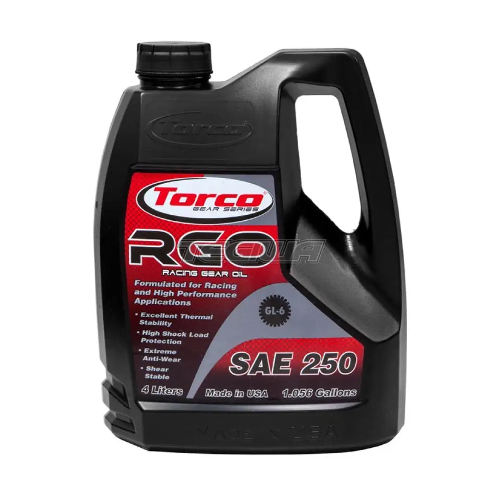 Torco RGO Racing Gear Oils SAE 250 4 Litre