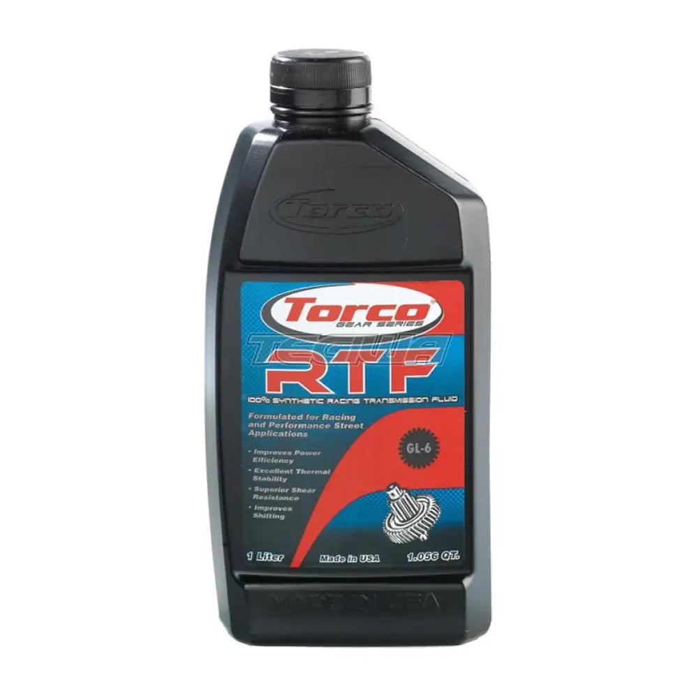 Torco RTF Racing Transmission Fluid Fully Synthetic 1 Litre