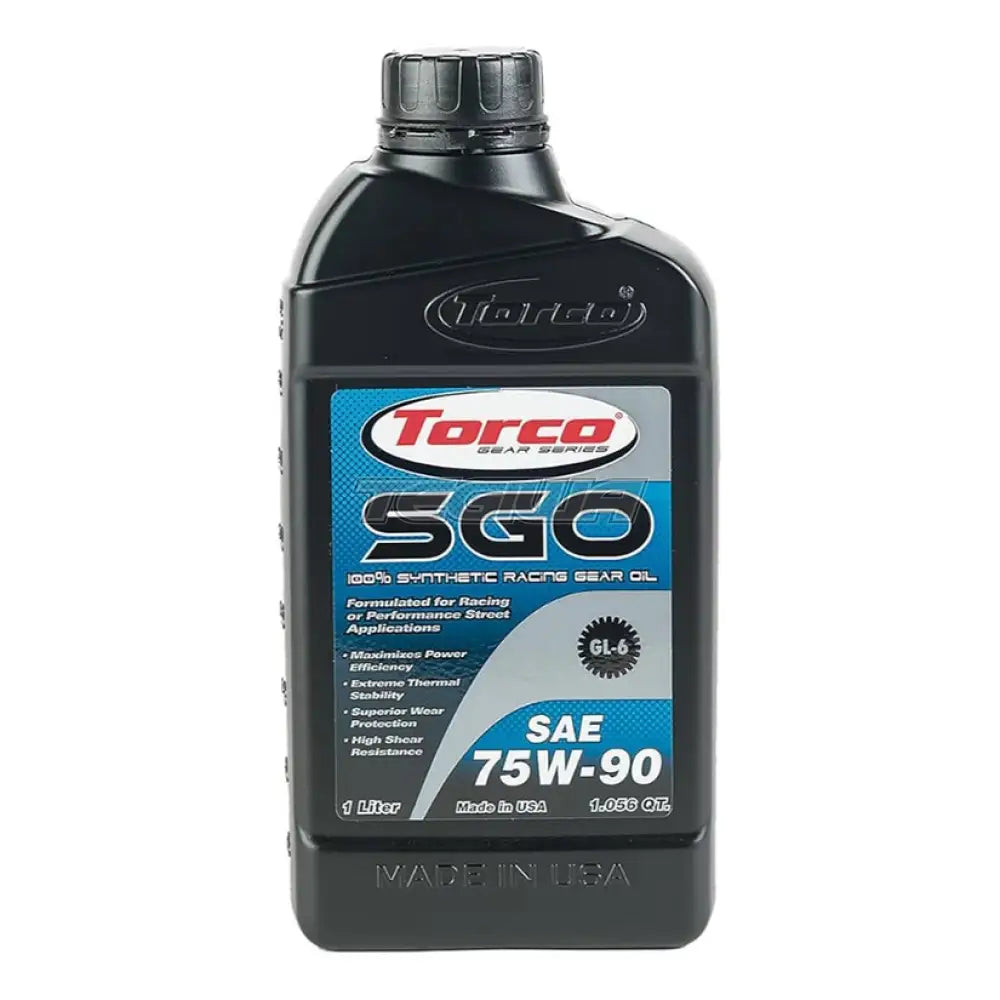 Torco SGO Synthetic Racing Gear Oils Fully Synthetic 75W90 1 Litre