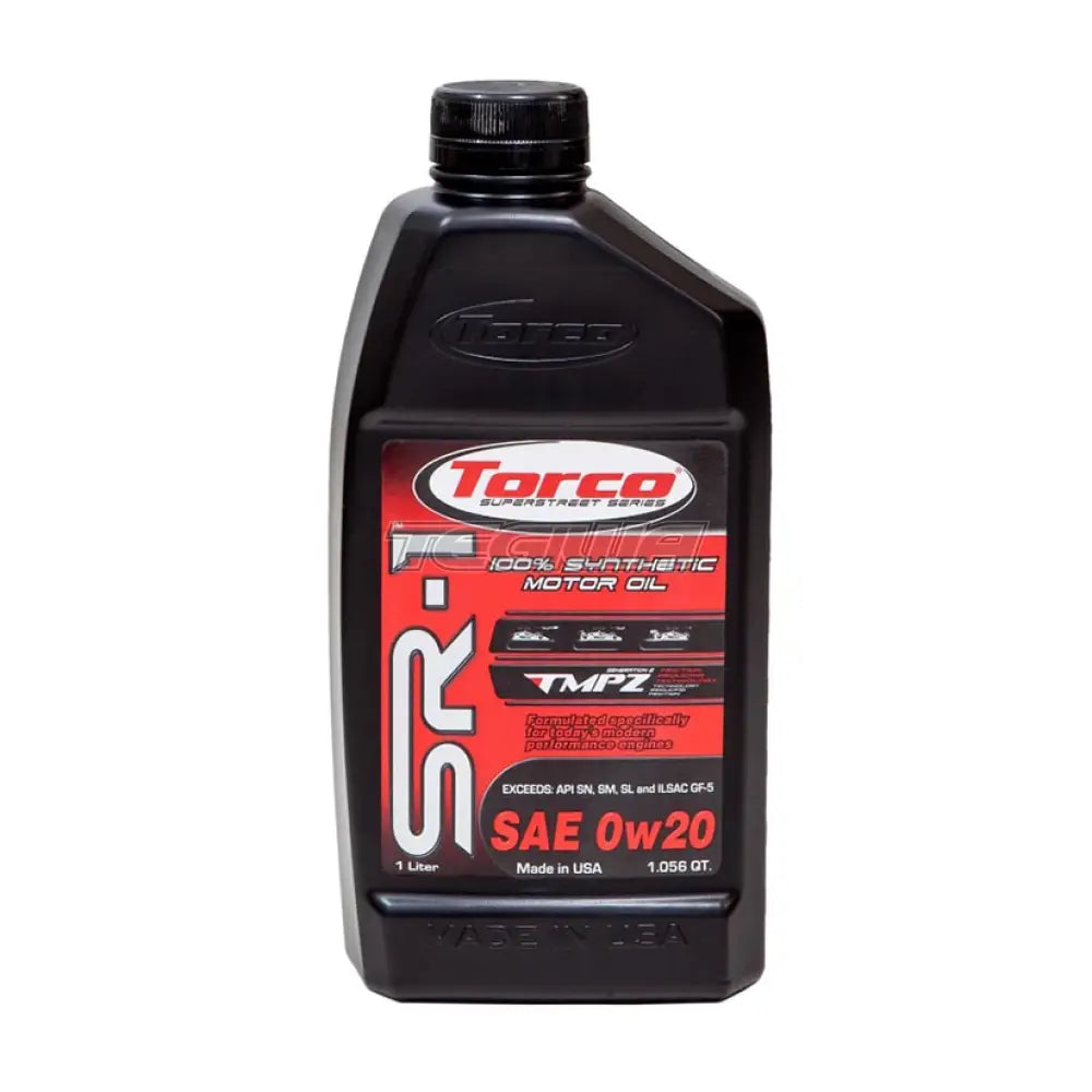 Torco SR-1 Synthetic Motor Oils Fully Synthetic 0W20 1 Litre