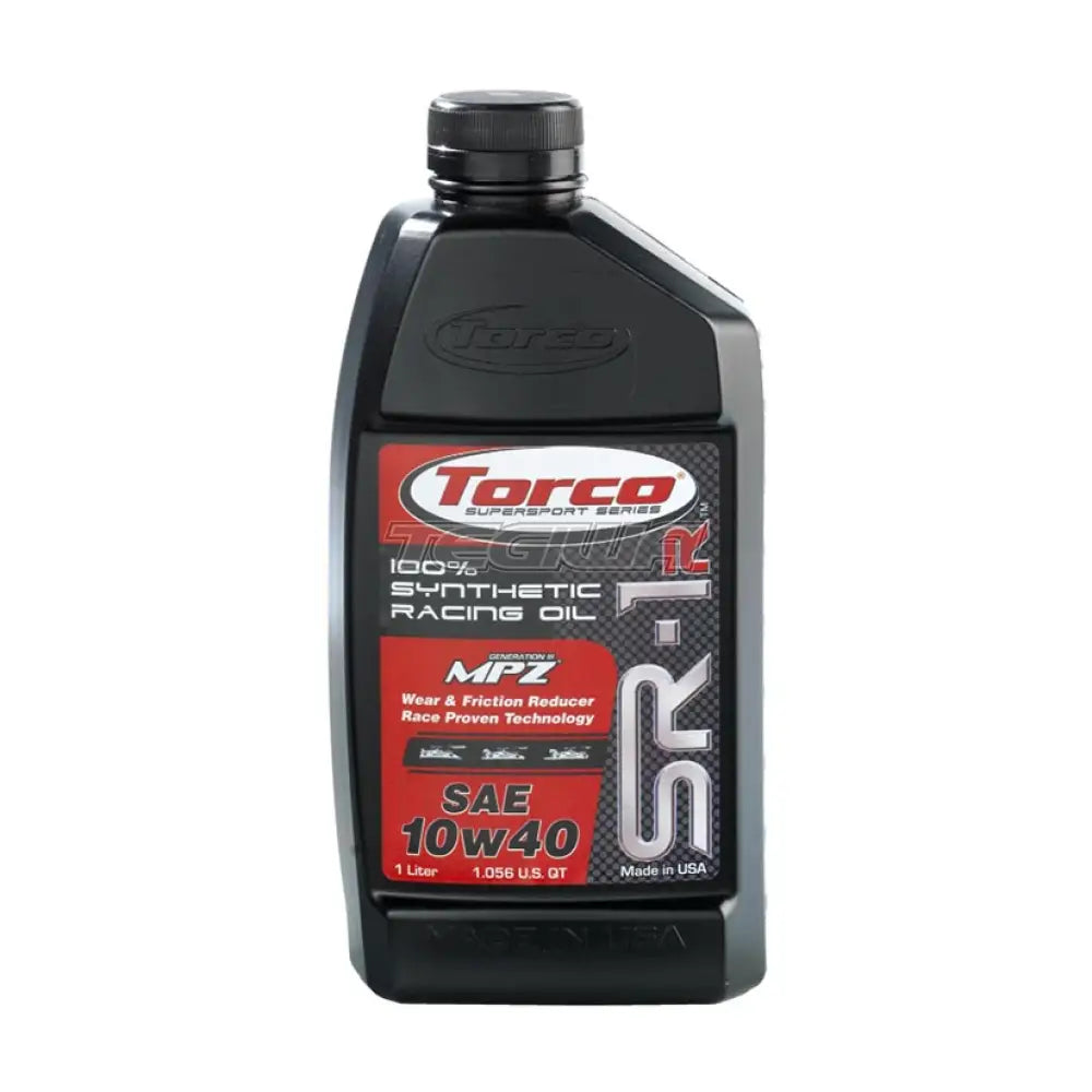 Torco SR-1R Synthetic Racing Oils Fully Synthetic 10W40 1 Litre