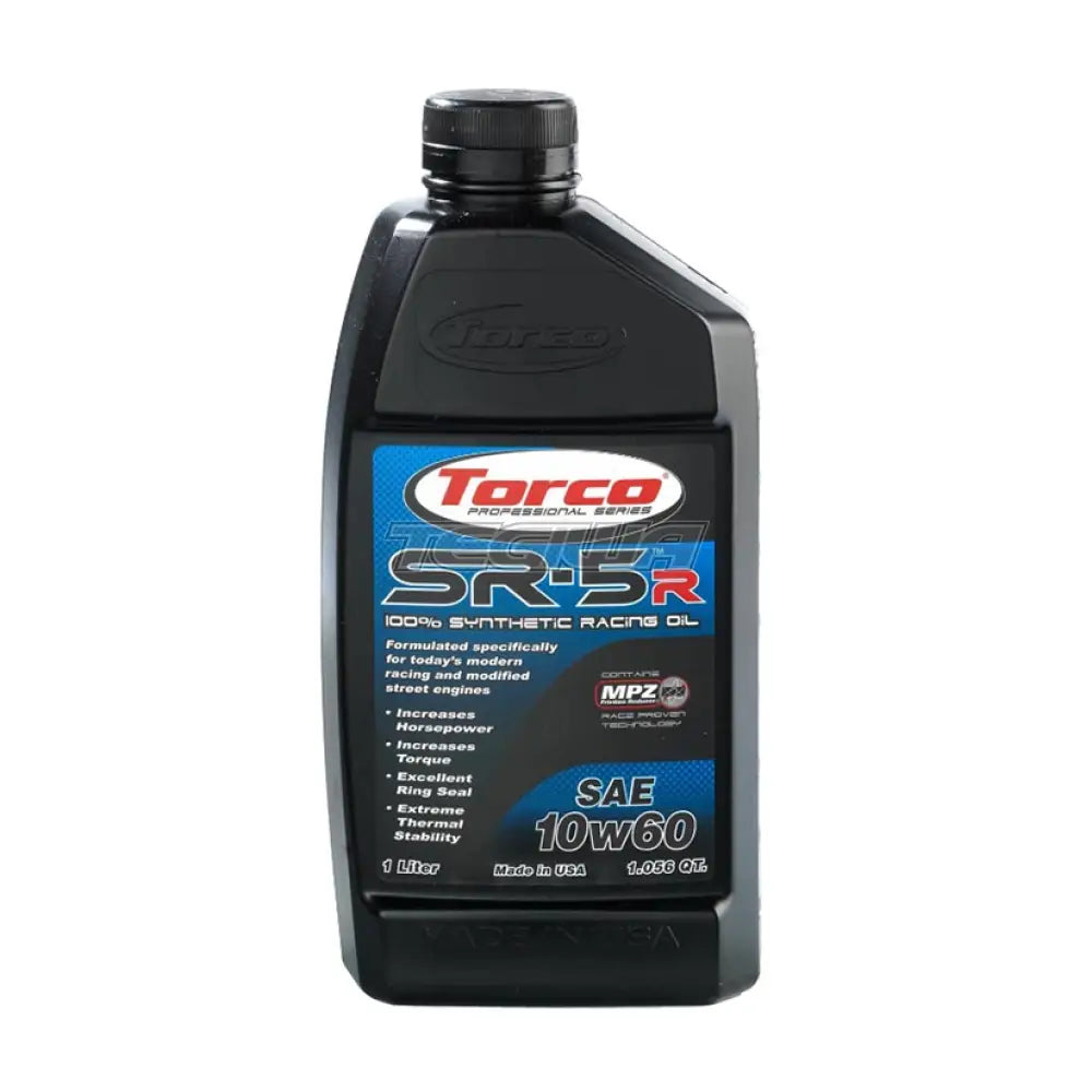 Torco SR-5R Synthetic Racing Oils Fully Synthetic 10W60 1 Litre