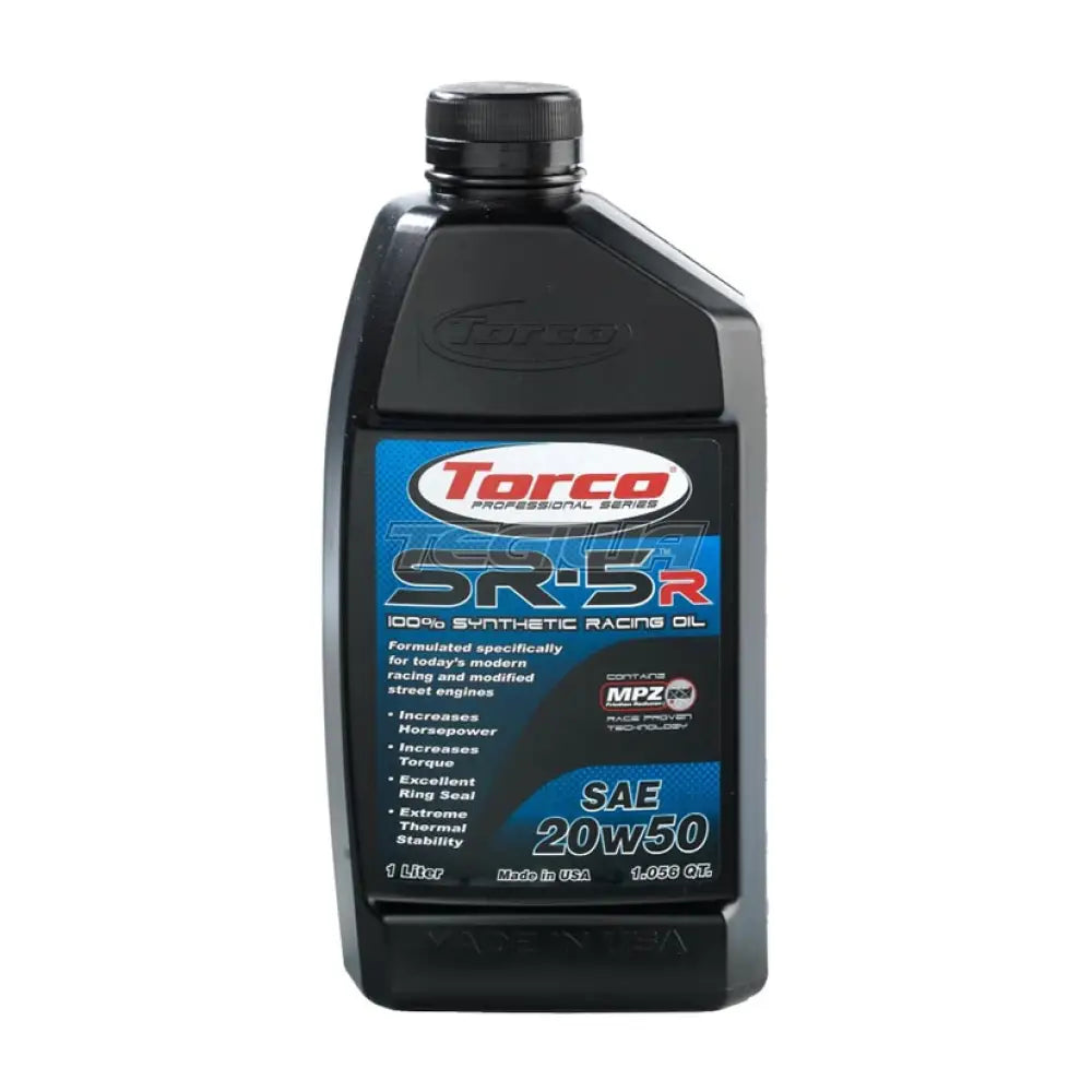 Torco SR-5R Synthetic Racing Oils Fully Synthetic 20W50 1 Litre