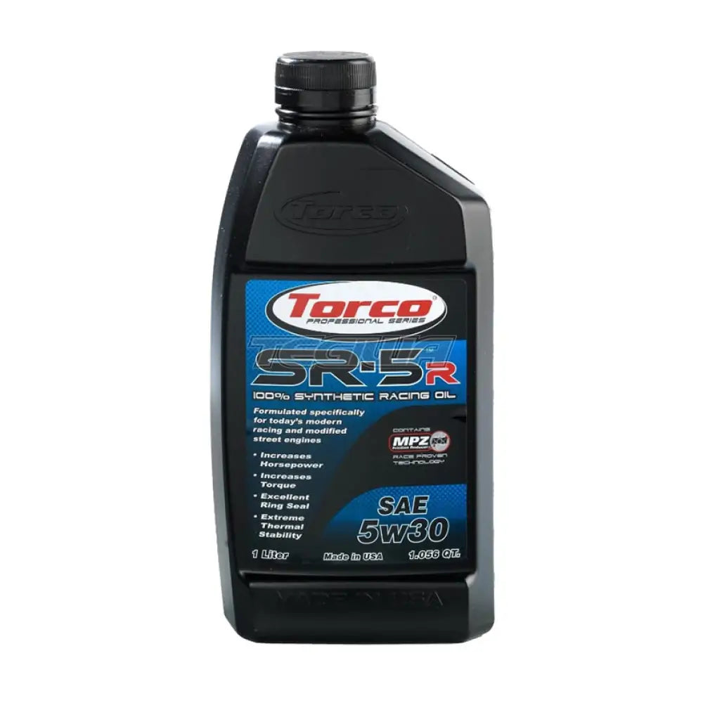 Torco SR-5R Synthetic Racing Oils Fully Synthetic 5W30 1 Litre