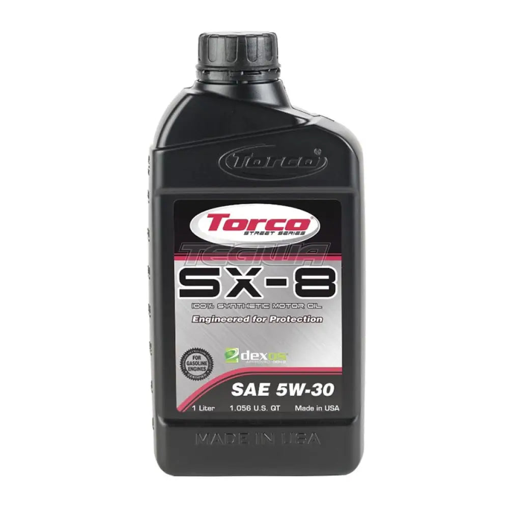 Torco SX-8 Synthetic Motor Oils Fully Synthetic 5W30