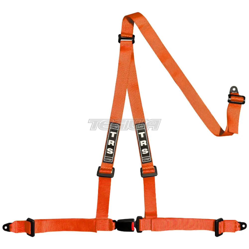 Trs Bolt In 3 Point Road Harness Standard – Entry Level / Orange Harnesses