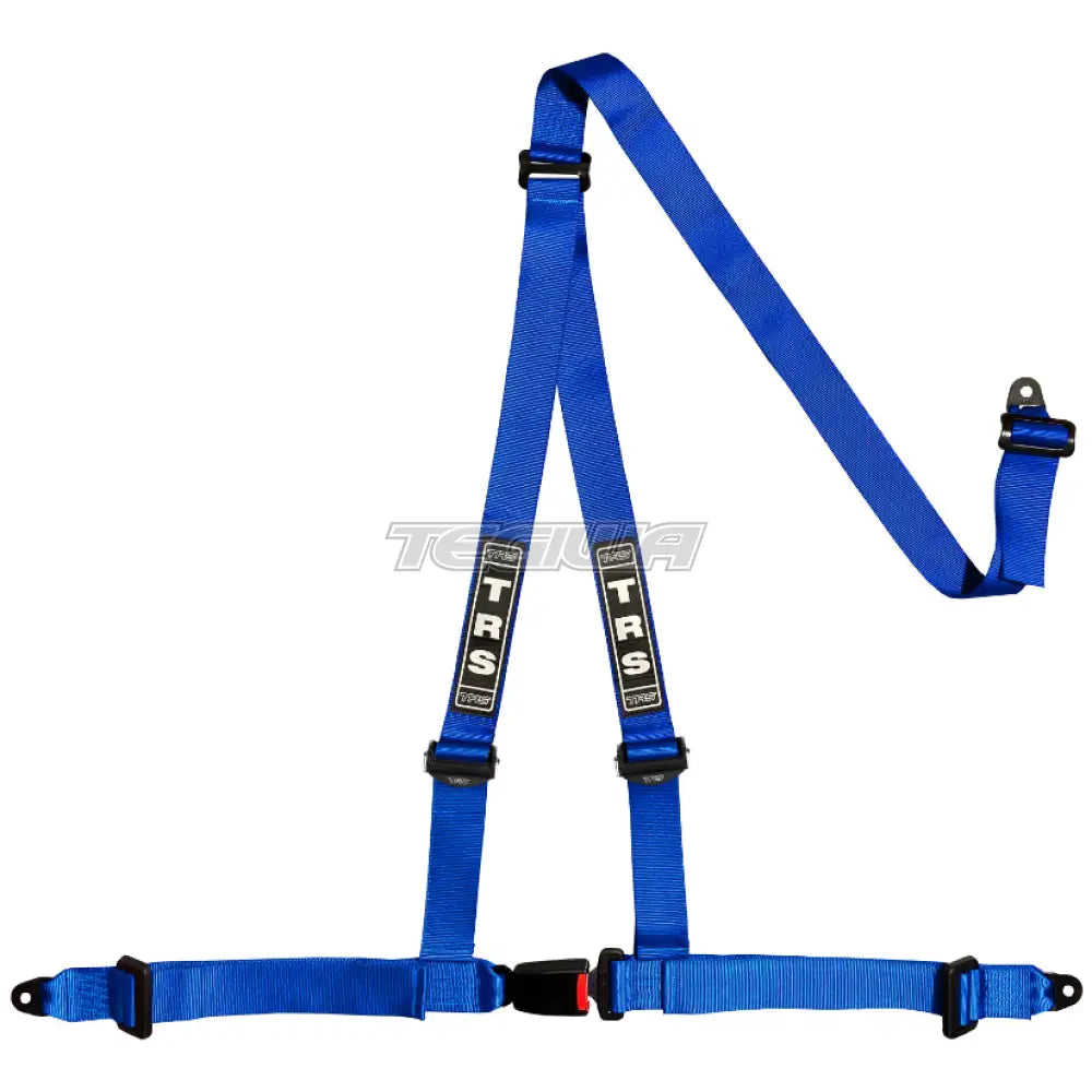 Trs Bolt In 3 Point Road Harness Superlite - Mid-Range / Blue Harnesses