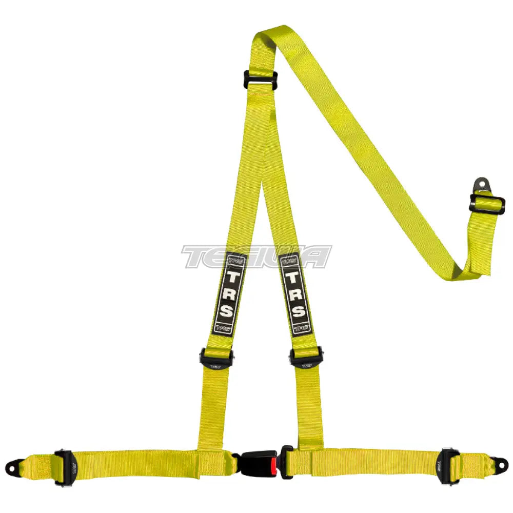 Trs Bolt In 3 Point Road Harness Ultralite - Top Of The Range / Yellow Harnesses