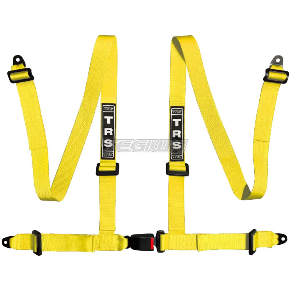 Trs Bolt In 4 Point Road Harness Standard – Entry Level / Yellow Harnesses