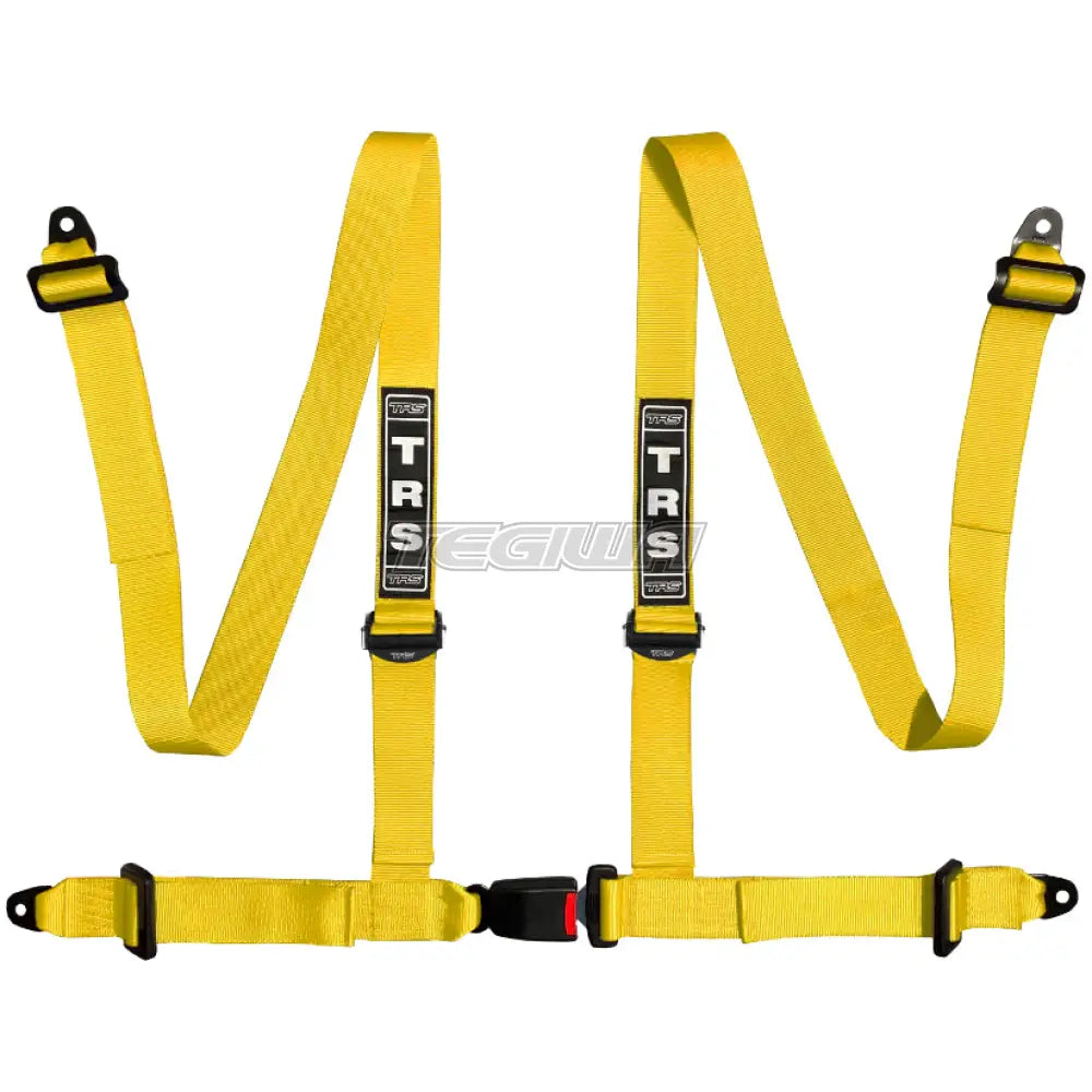 Trs Bolt In 4 Point Road Harness Superlite - Mid-Range / Yellow Harnesses