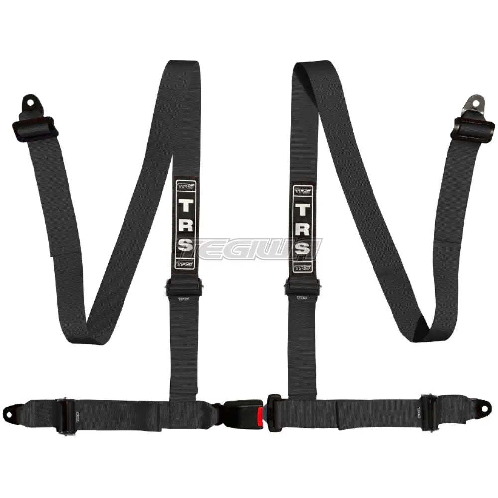 Trs Bolt In 4 Point Road Harness Ultralite - Top Of The Range / Black Harnesses