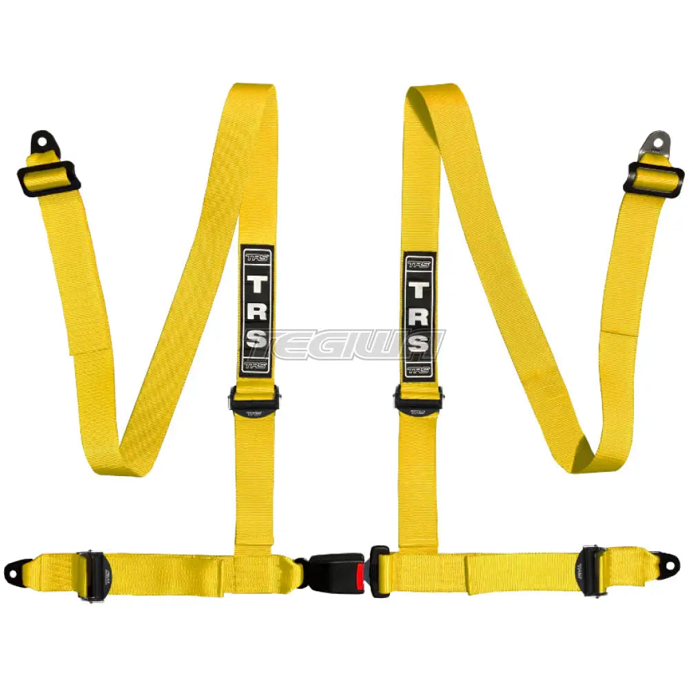 Trs Bolt In 4 Point Road Harness Ultralite - Top Of The Range / Yellow Harnesses