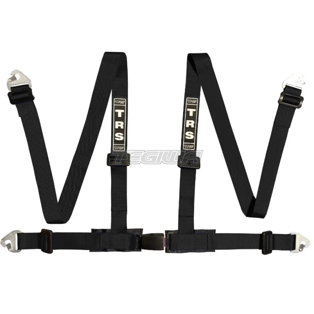 Trs Clubman 4 Point Road Harness Standard – Entry Level / Black Harnesses