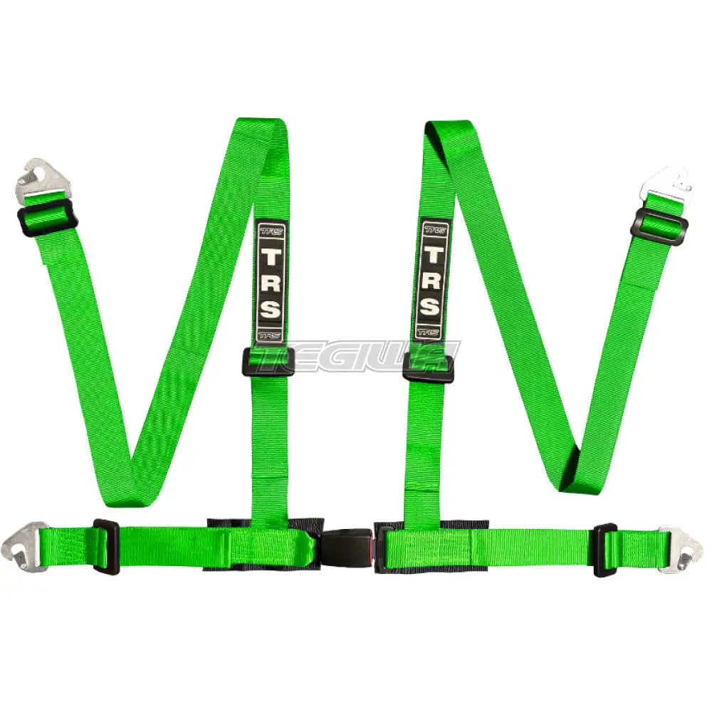 Trs Clubman 4 Point Road Harness Standard – Entry Level / Green Harnesses