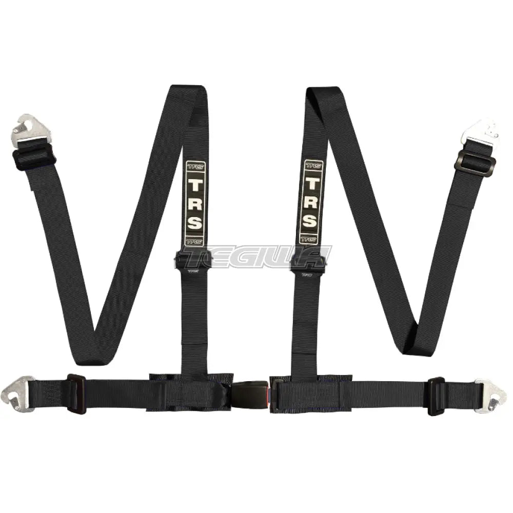 Trs Clubman 4 Point Road Harness Superlite - Mid-Range / Black Harnesses