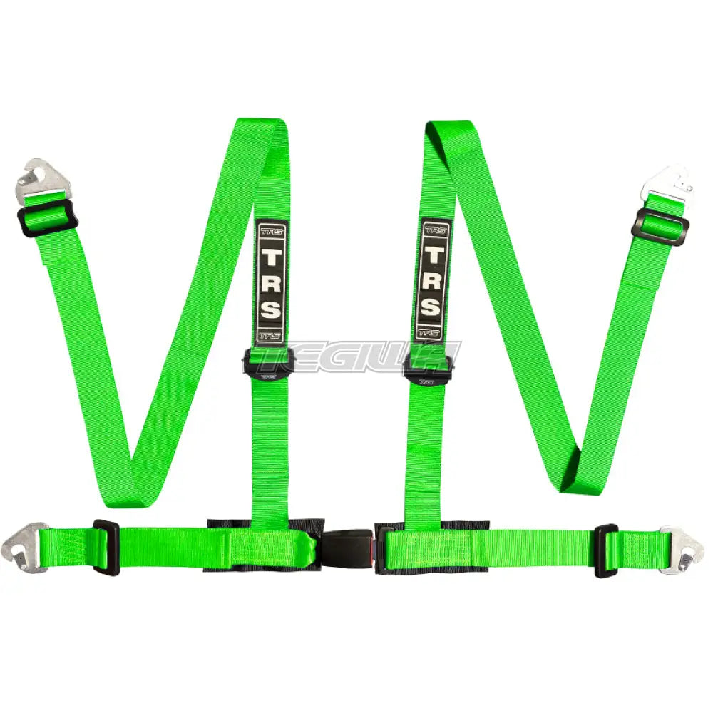 Trs Clubman 4 Point Road Harness Superlite - Mid-Range / Green Harnesses