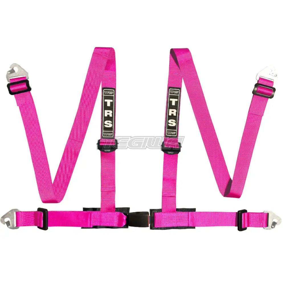 Trs Clubman 4 Point Road Harness Superlite - Mid-Range / Pink Harnesses