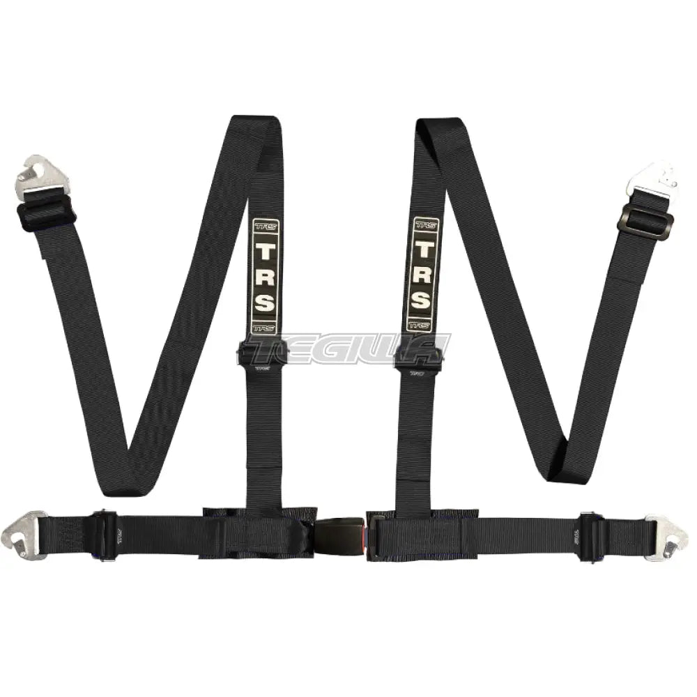 Trs Clubman 4 Point Road Harness Ultralite - Top Of The Range / Black Harnesses