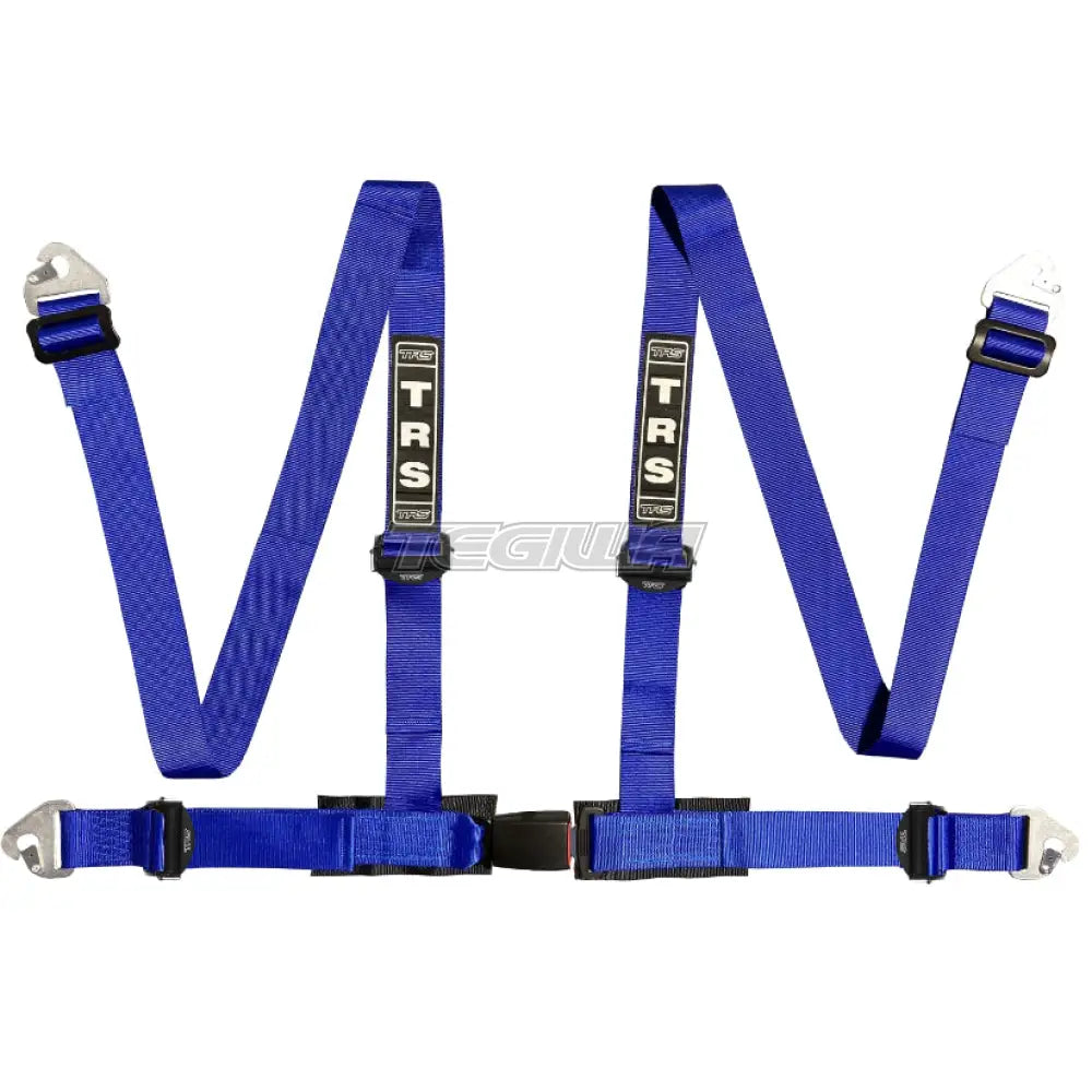 Trs Clubman 4 Point Road Harness Ultralite - Top Of The Range / Blue Harnesses