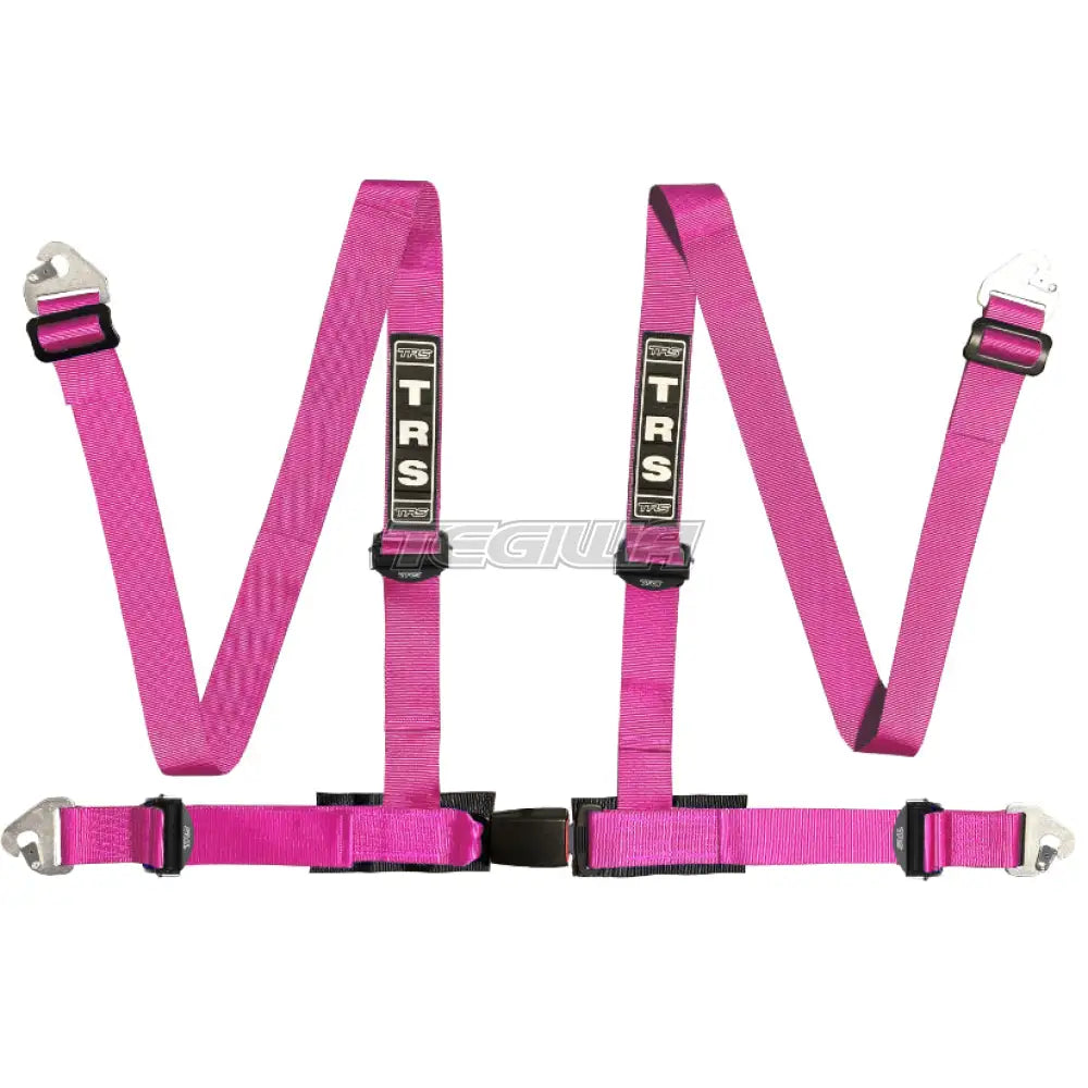 Trs Clubman 4 Point Road Harness Ultralite - Top Of The Range / Pink Harnesses