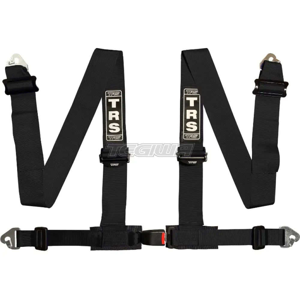 Trs Clubman 75Mm 4 Point Road Harness Superlite - Mid-Range / Black Harnesses