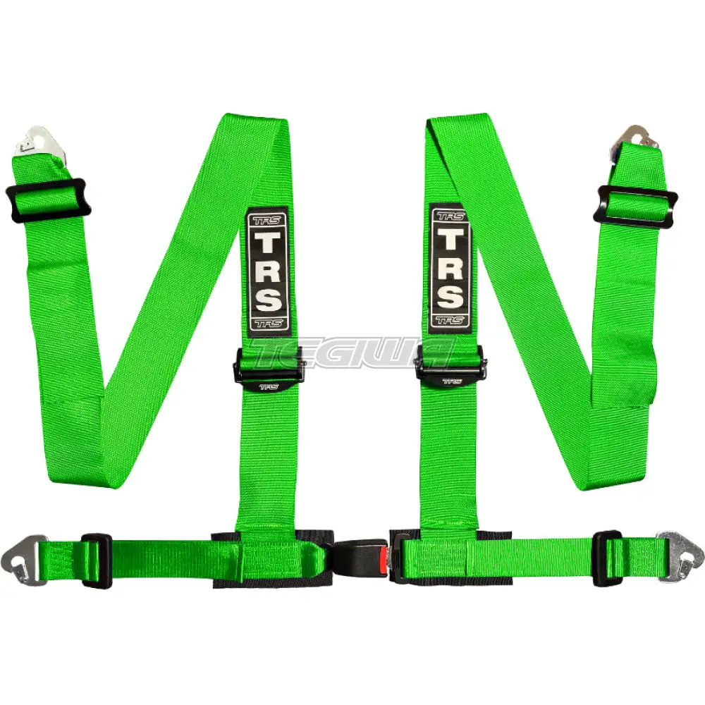 Trs Clubman 75Mm 4 Point Road Harness Superlite - Mid-Range / Green Harnesses