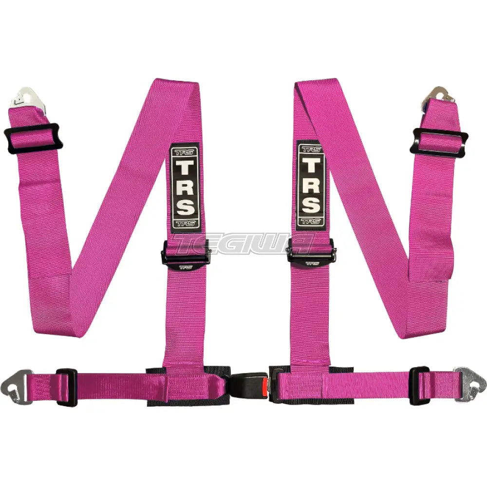 Trs Clubman 75Mm 4 Point Road Harness Superlite - Mid-Range / Pink Harnesses