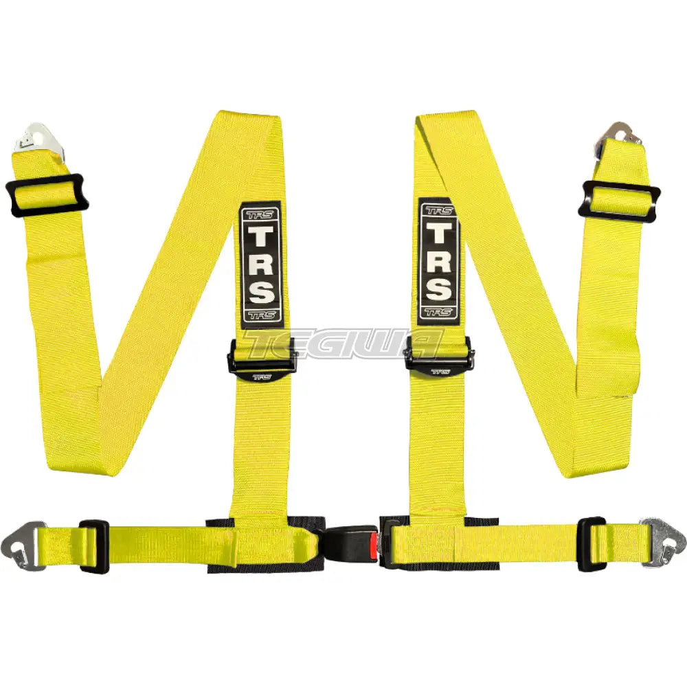 Trs Clubman 75Mm 4 Point Road Harness Superlite - Mid-Range / Yellow Harnesses