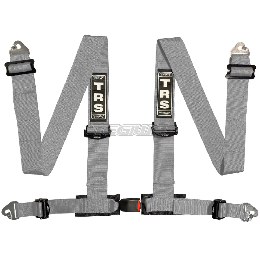 Trs Clubman 75Mm 4 Point Road Harness Ultralite - Top Of The Range / Grey Harnesses