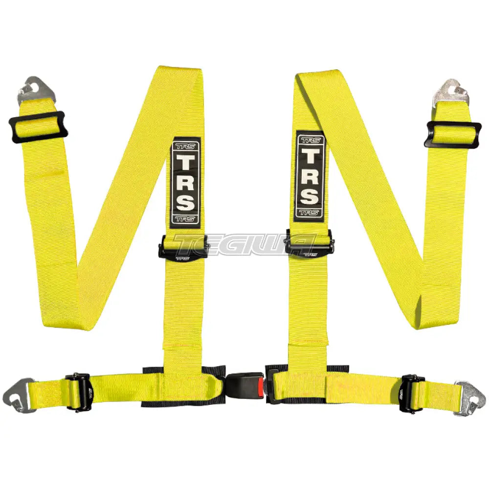 Trs Clubman 75Mm 4 Point Road Harness Ultralite - Top Of The Range / Yellow Harnesses